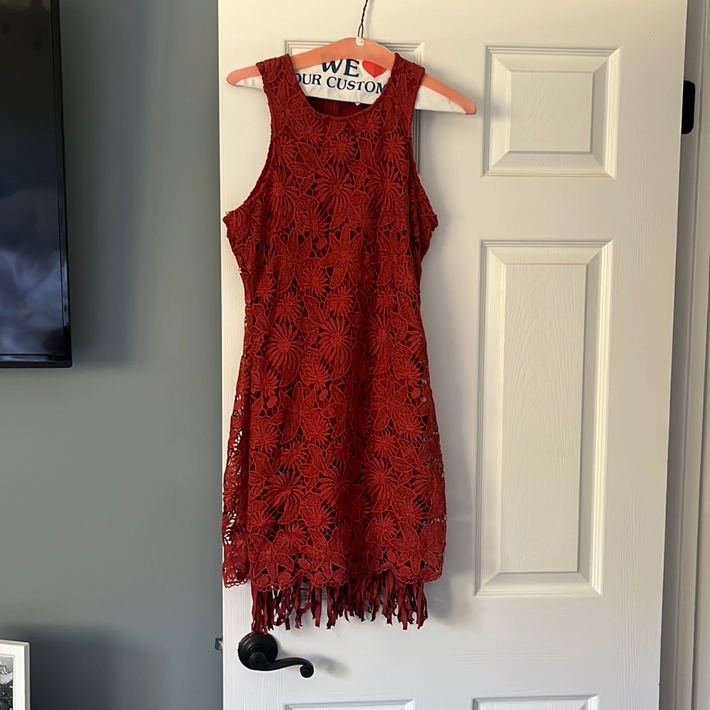 JOA burnt orange dress size medium